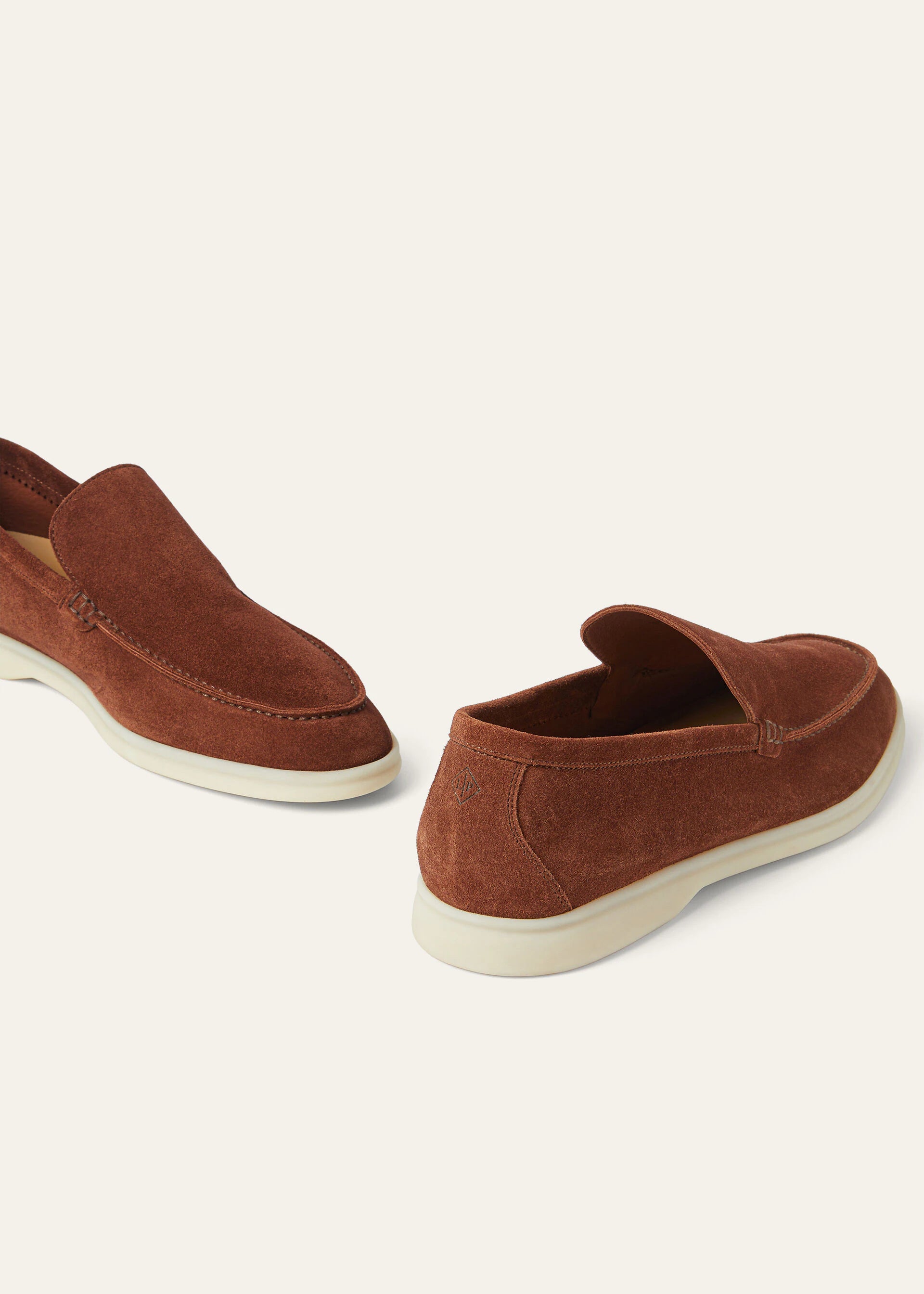 Men's Summer Walk Loafer Brown Whiskey Loro Piana