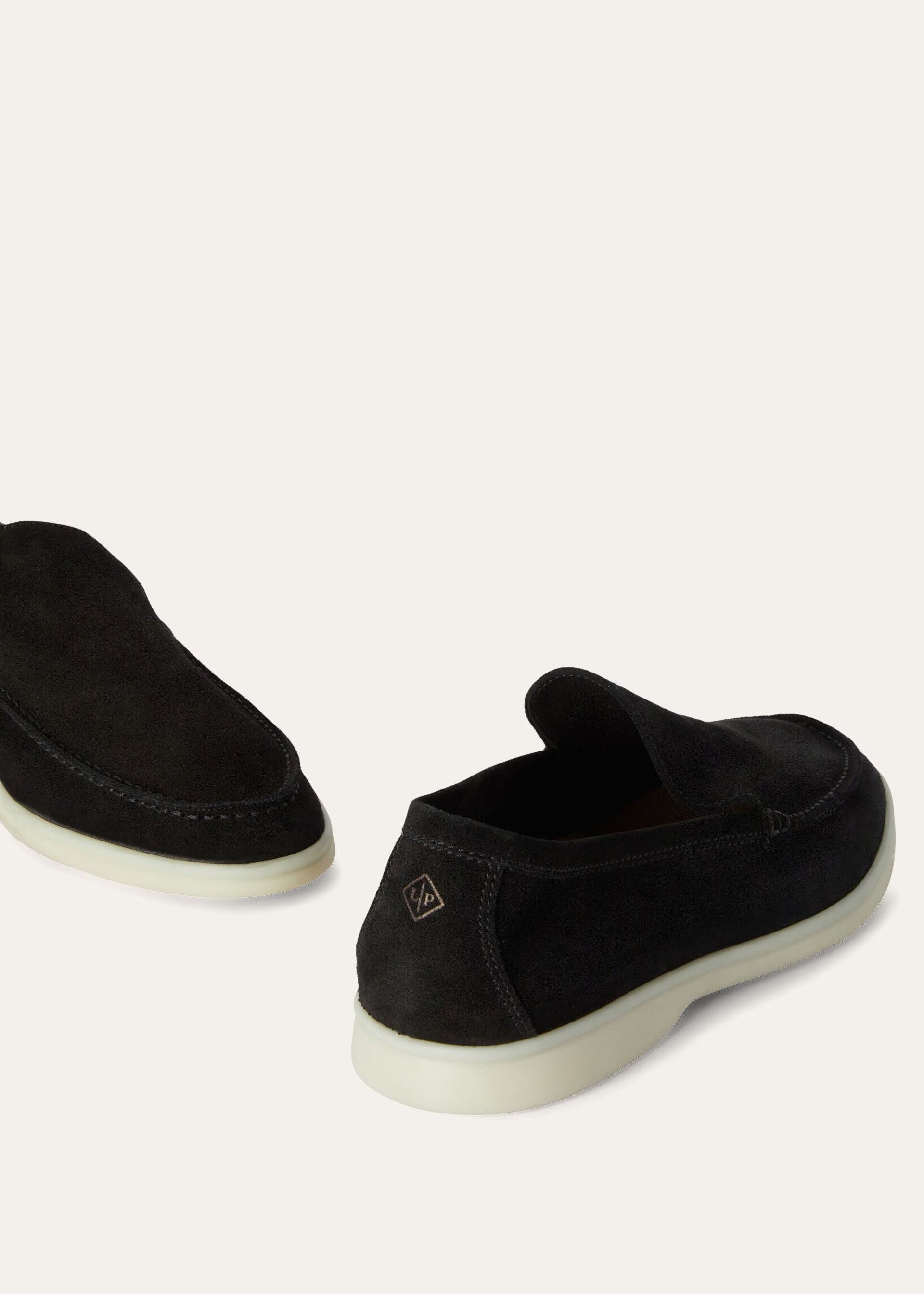 Men's Summer Walk Loafer Black Loro Piana