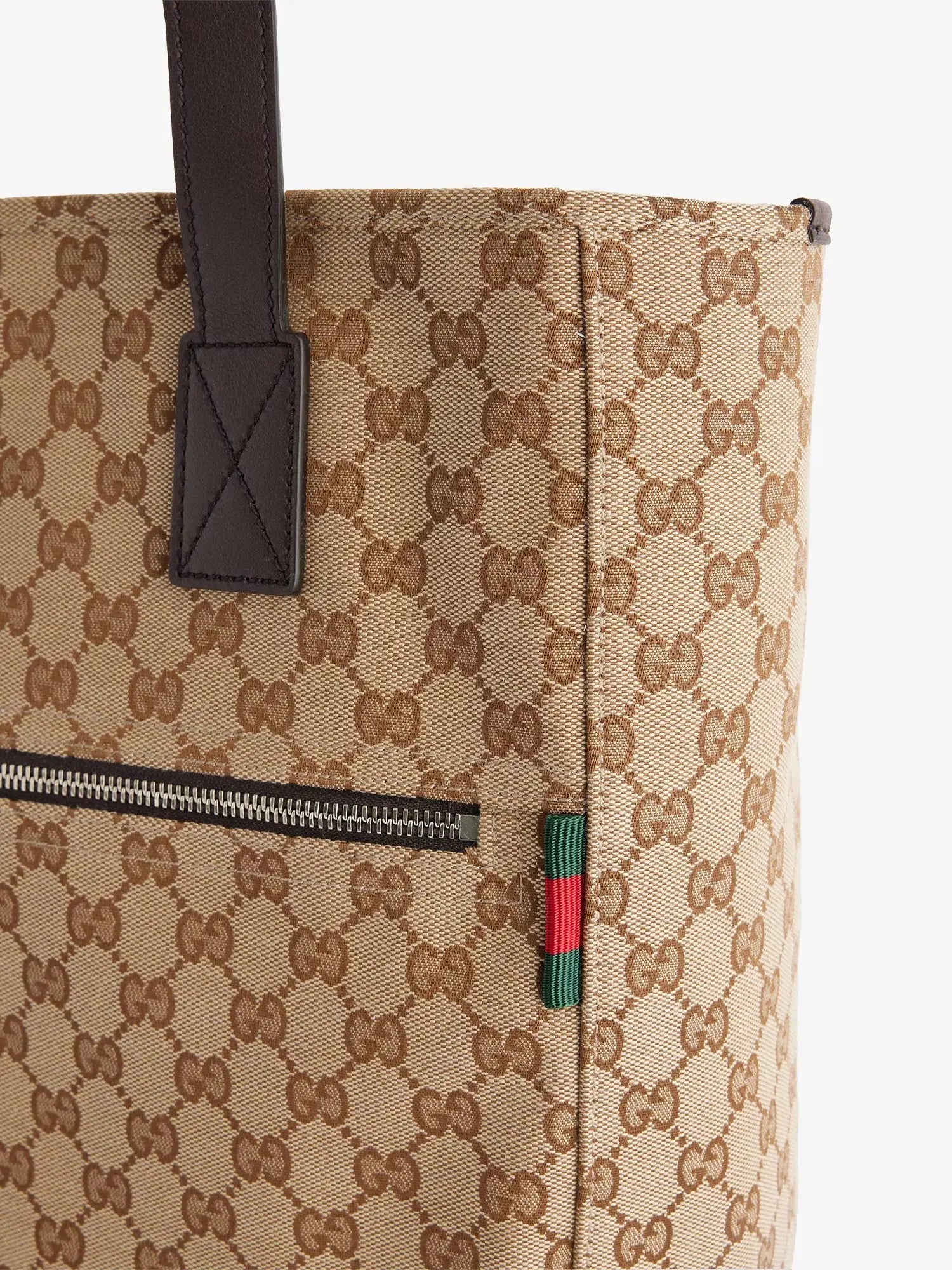 Men's GG-Monogram Medium Canvas Tote Bag Gucci