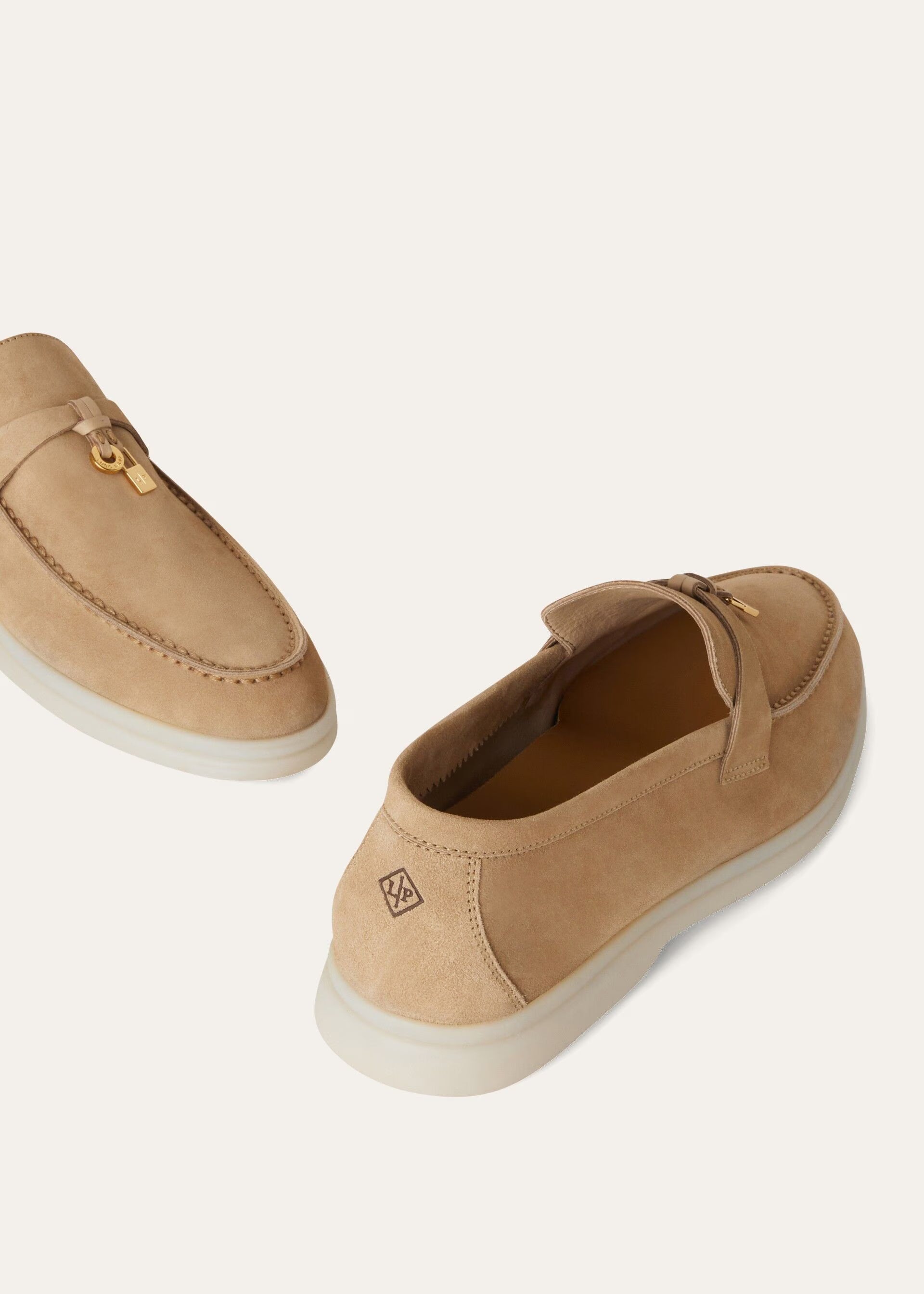 Loro Piana Women's Summer Charms Walk Loafer Sandstone Loro Piana