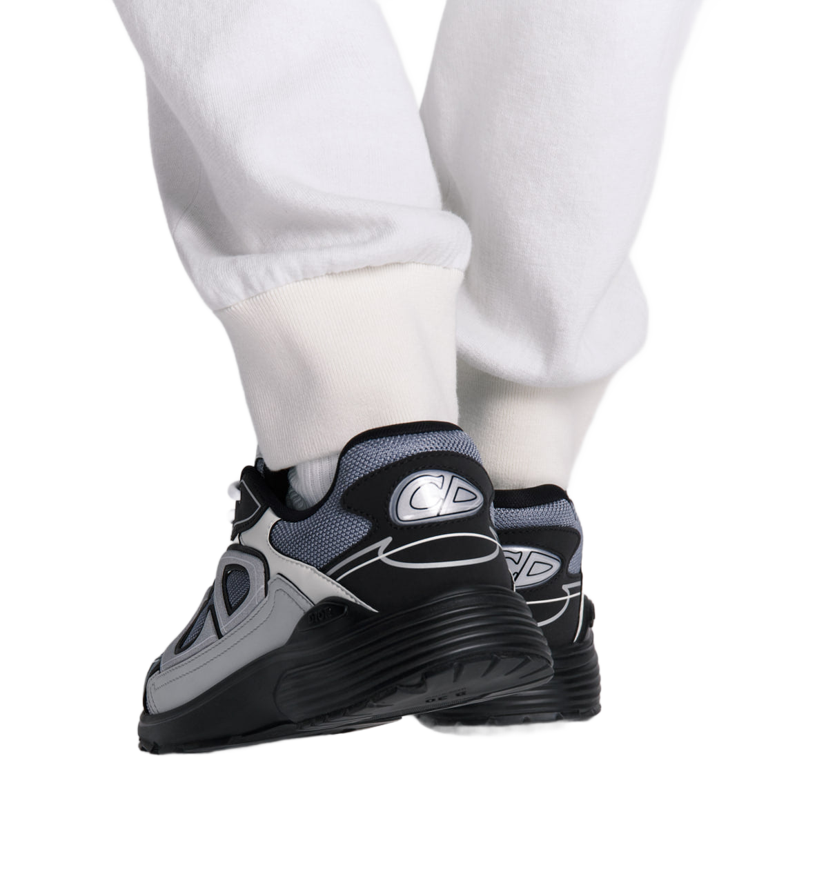B30 Countdown Sneaker Blue Technical Mesh with Gray, White and Black Technical Fabric Dior