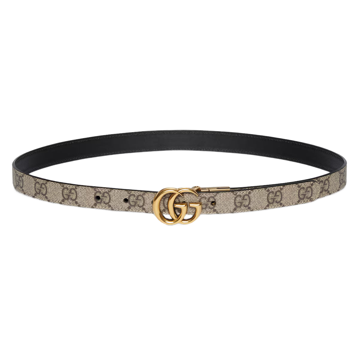 Women's GG Marmont reversible thin belt 2cm width Gucci