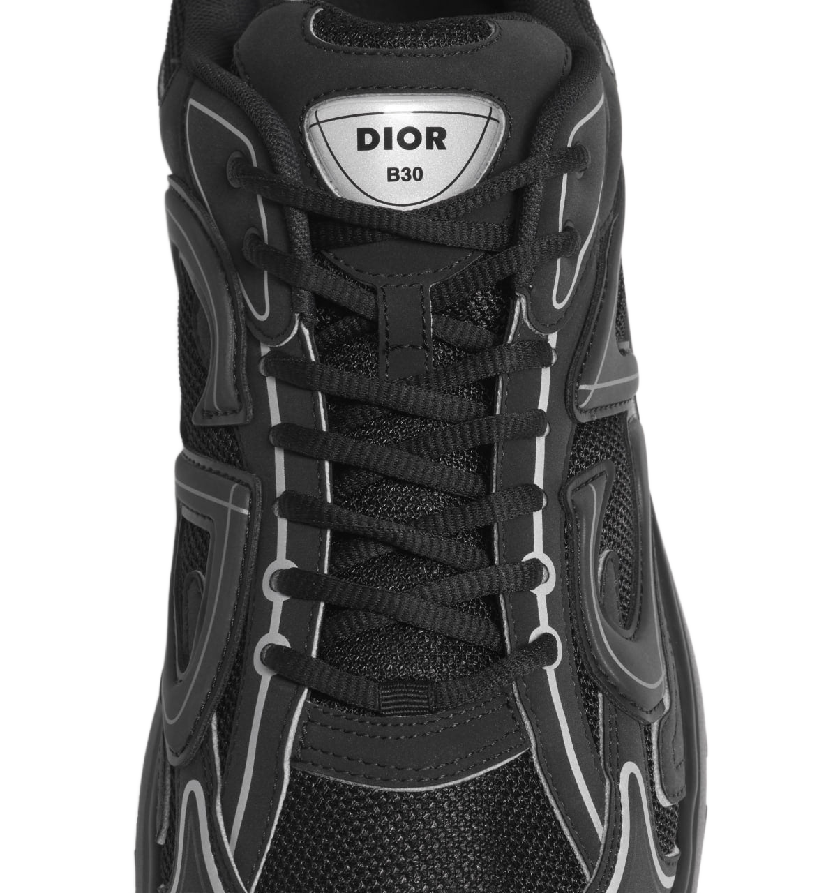 B30 Countdown Sneaker Black Technical Mesh and Black Technical Fabric Dior