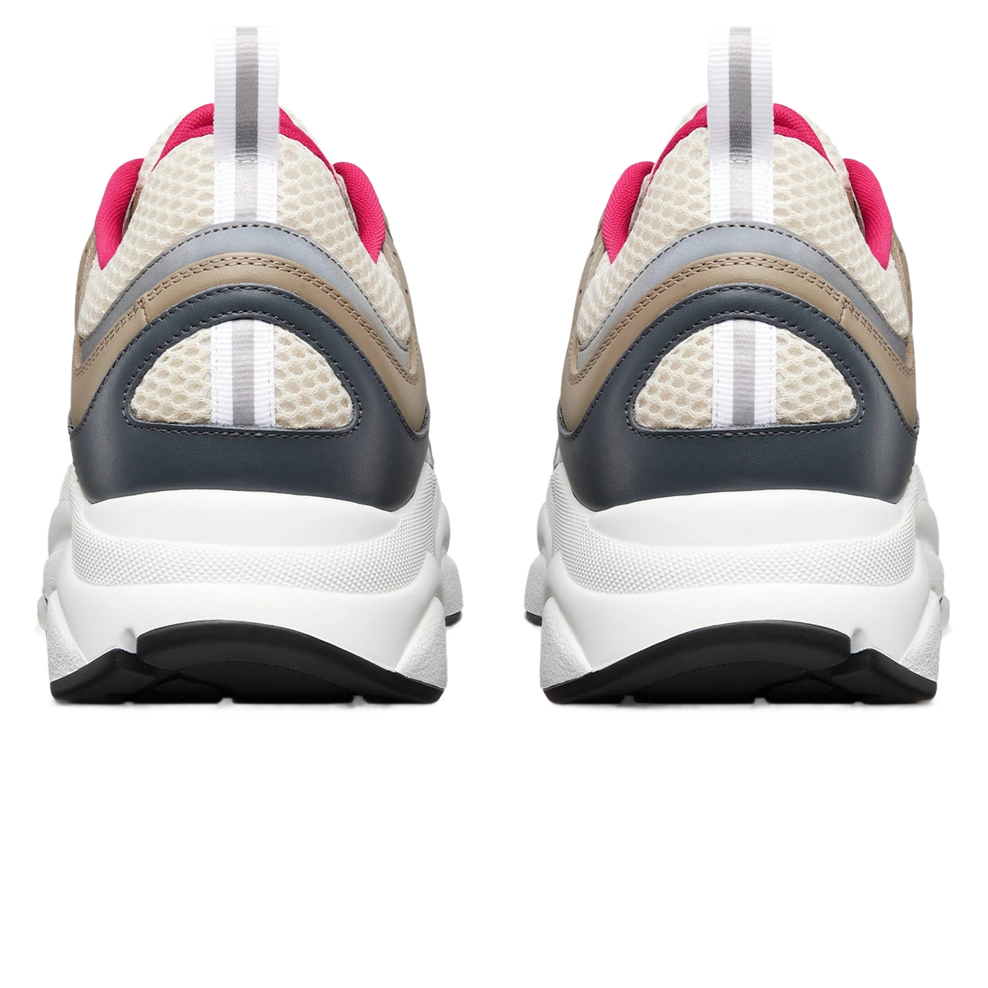 B22 Beige Deep Grey Brown Calfskin Trainer Dior