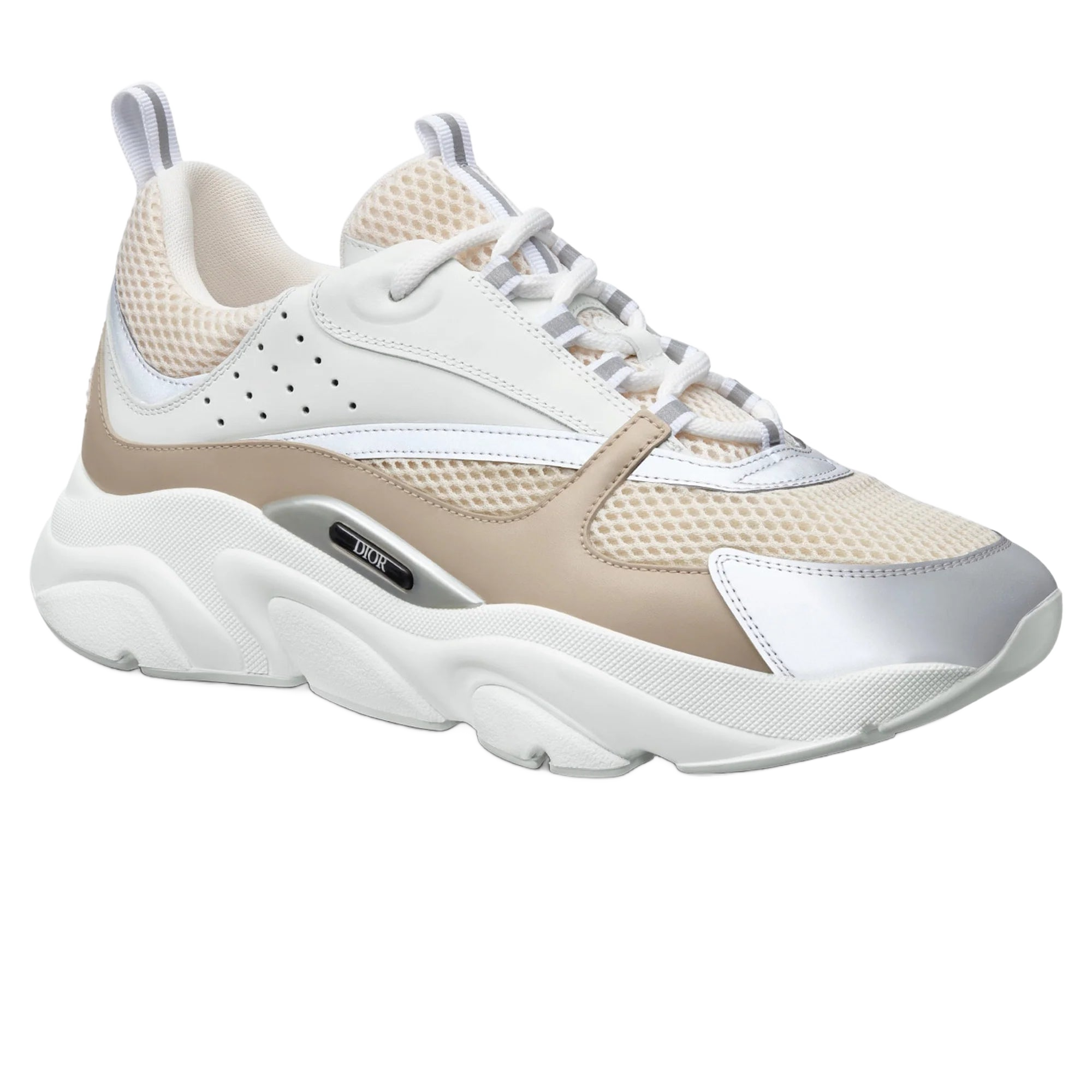 B22 Beige White Calfskin Trainer Dior