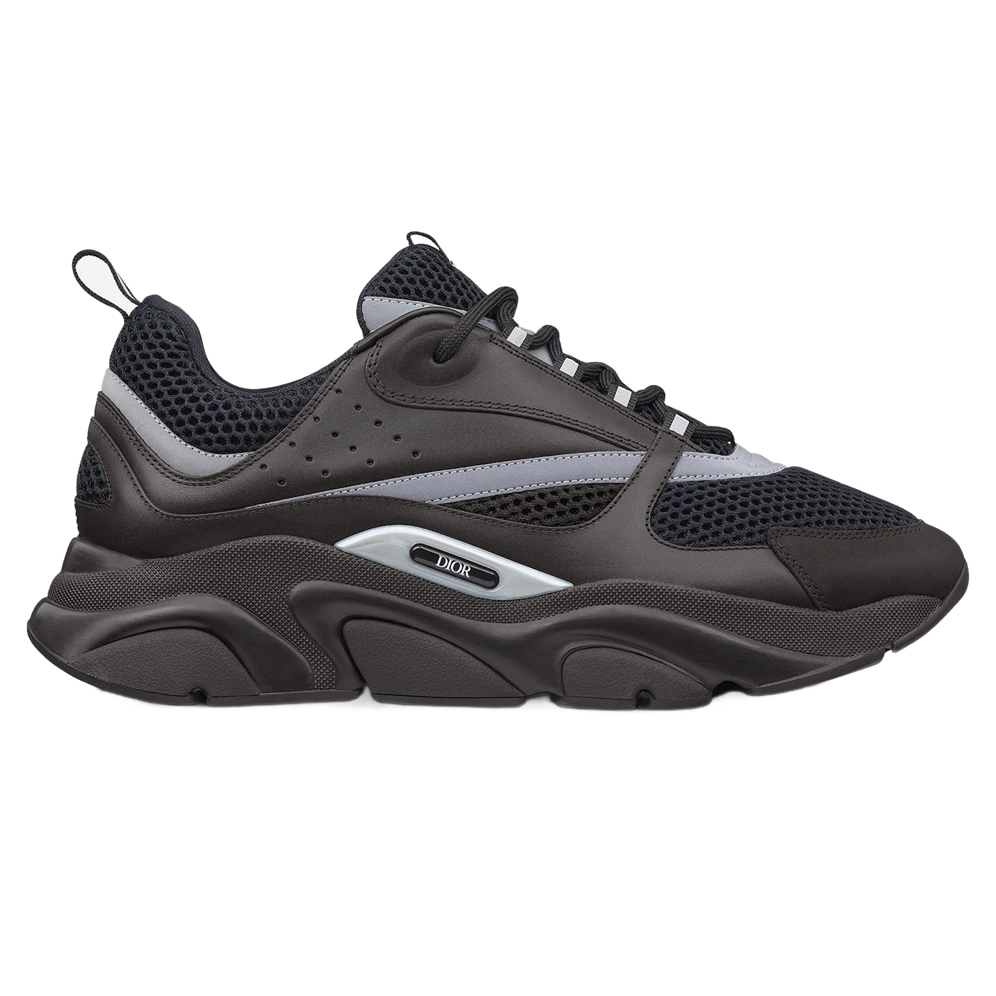 B22 Black Calfskin Trainer Dior