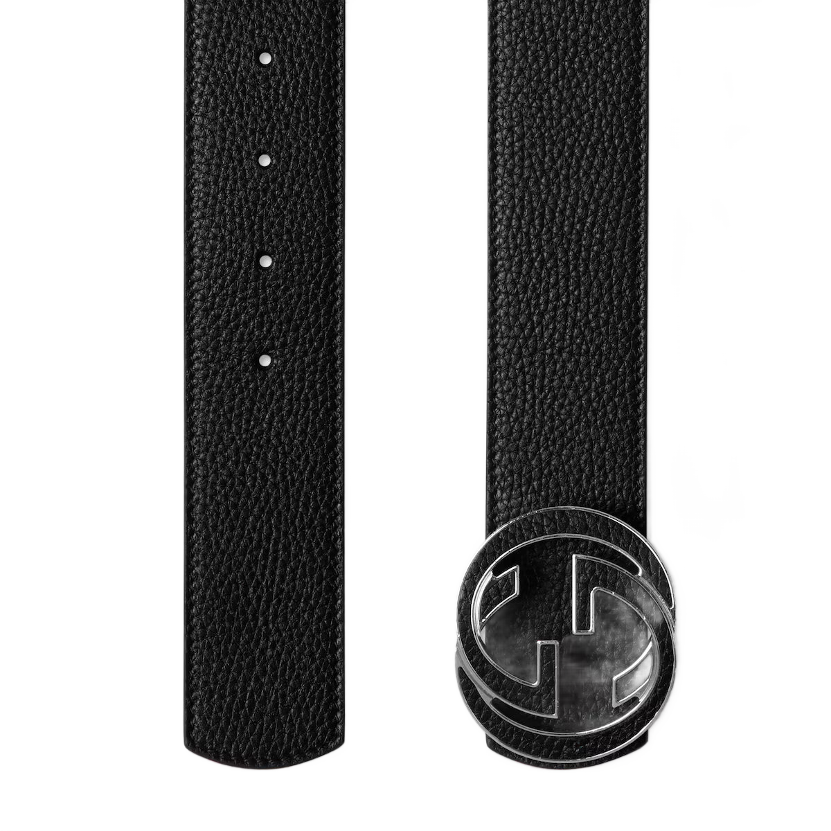 Men's Reversible belt with Interlocking G buckle 4cm width Gucci