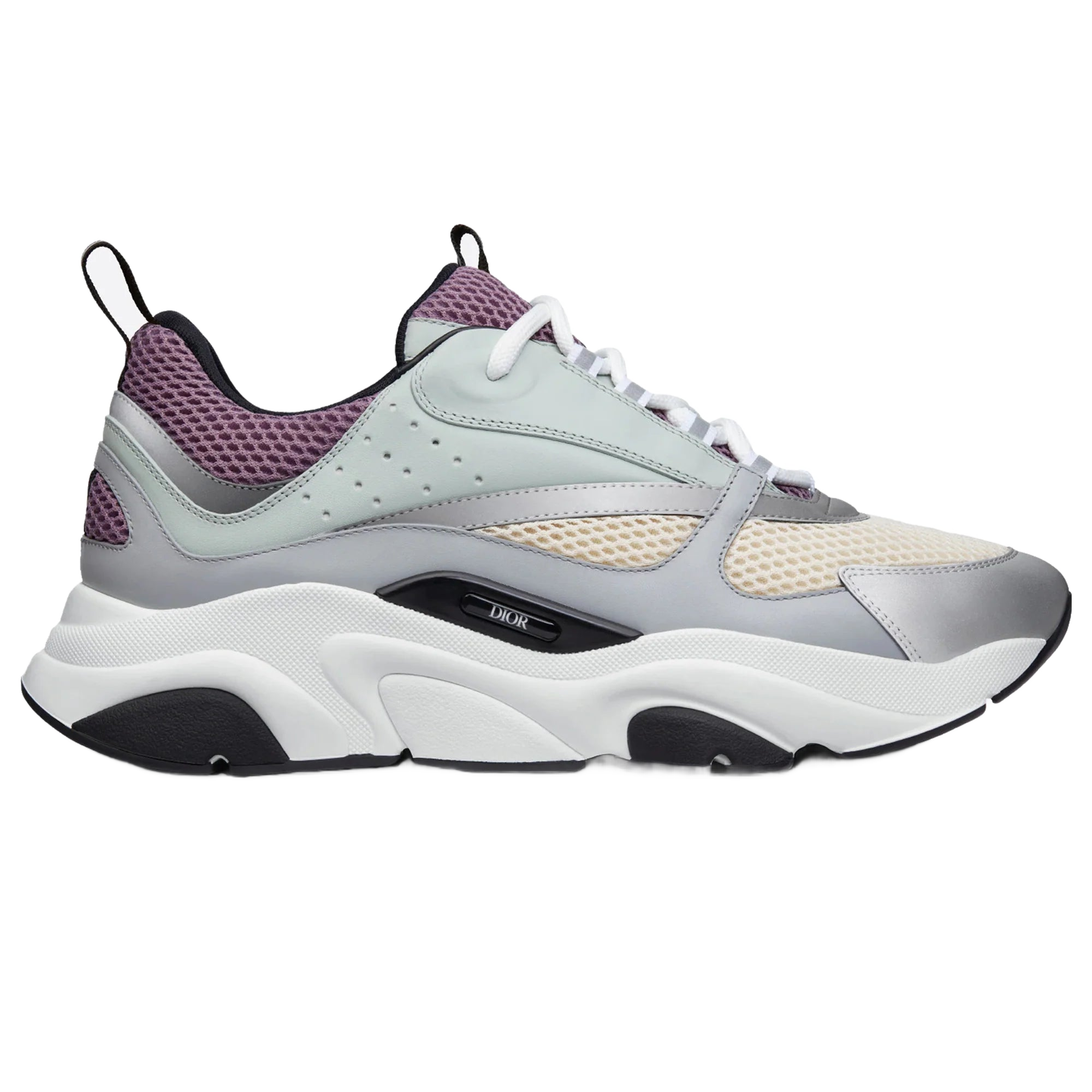B22 Cream Lavender Calfskin Trainer Dior