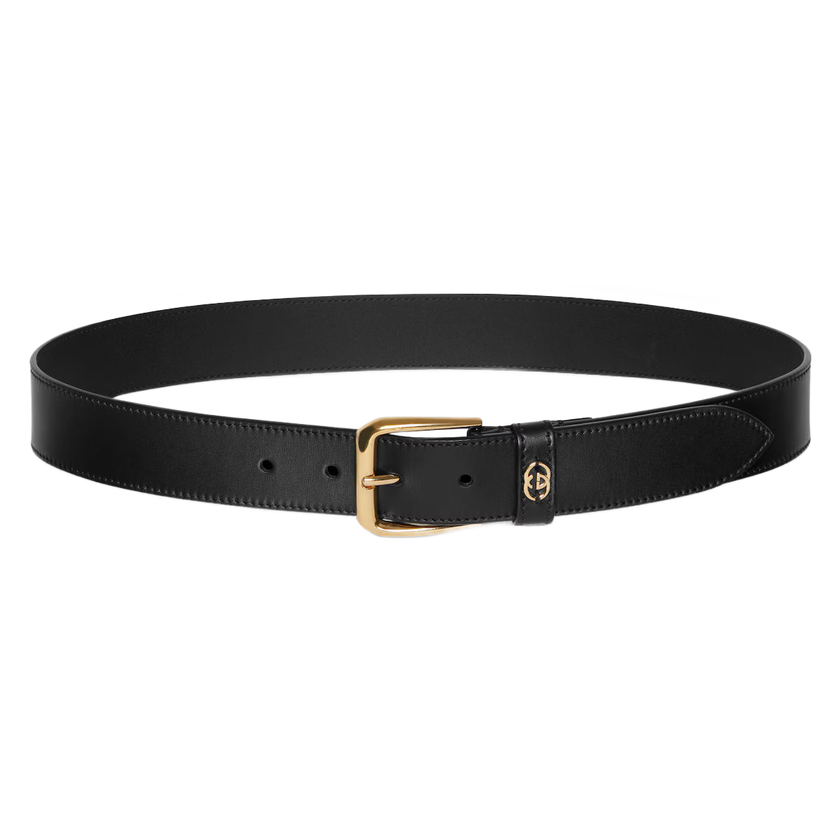 Men's Belt with Interlocking G detail 3.5cm width Gucci
