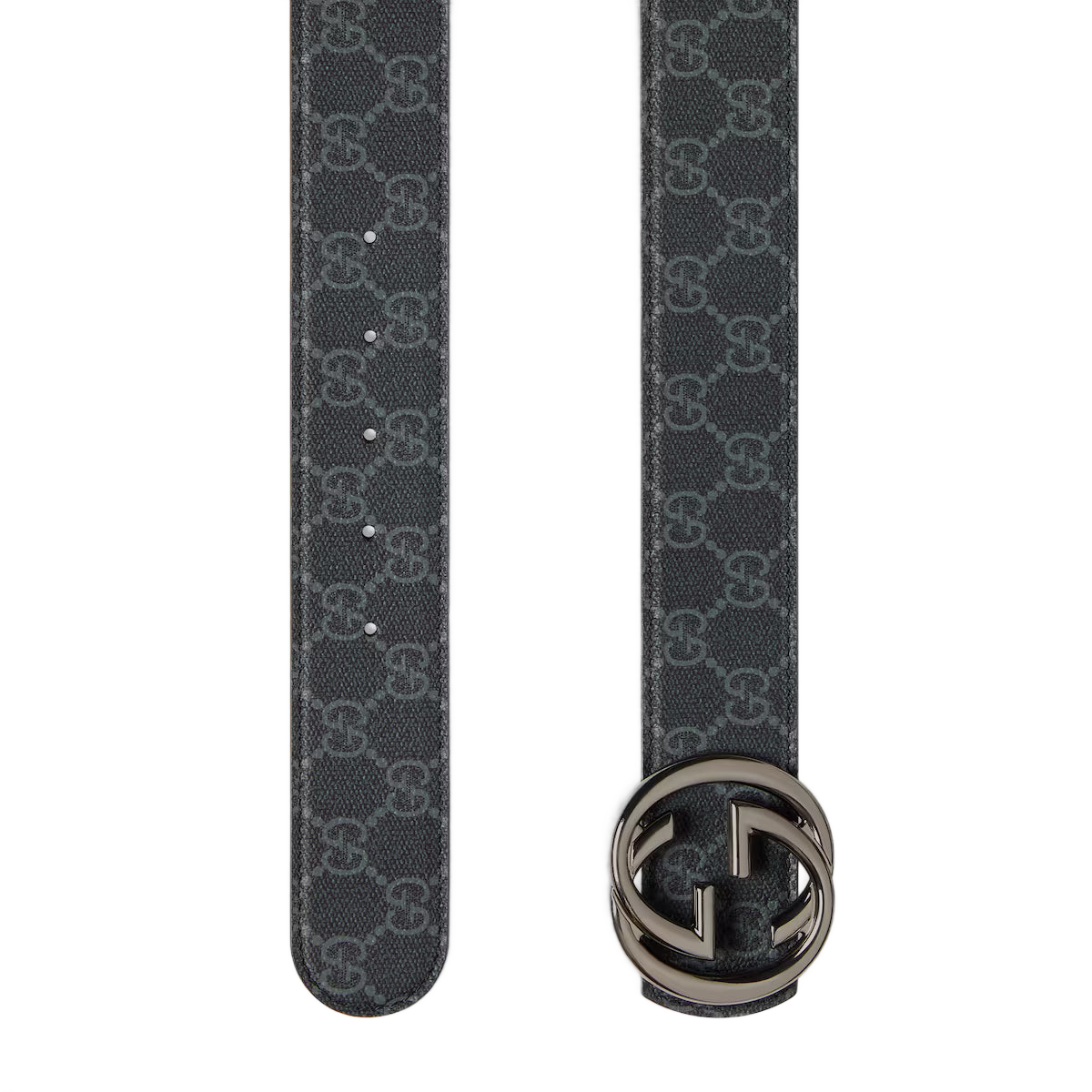 Men's Reversible belt with Interlocking G buckle 4cm width Gucci