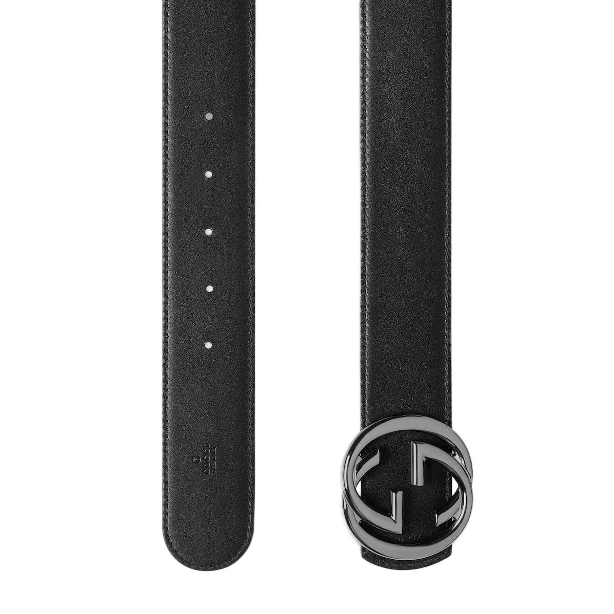 Men's Reversible belt with Interlocking G buckle 4cm width Gucci