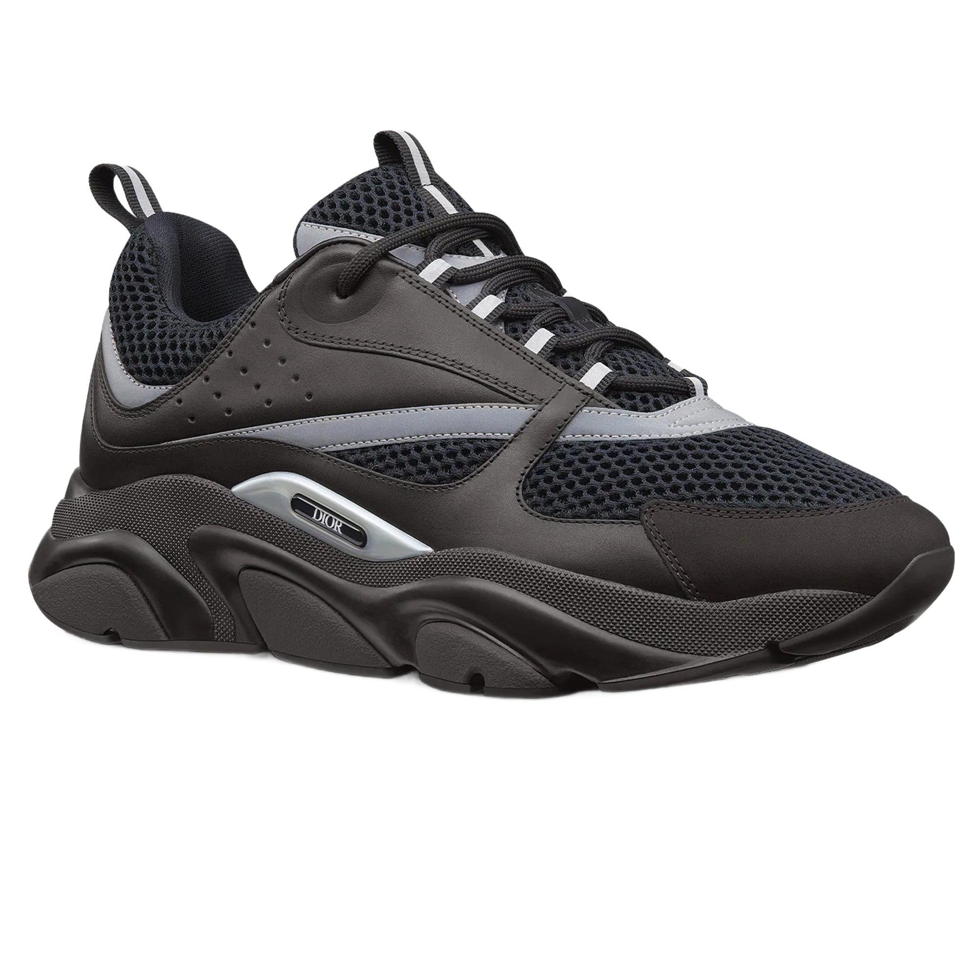 B22 Black Calfskin Trainer Dior