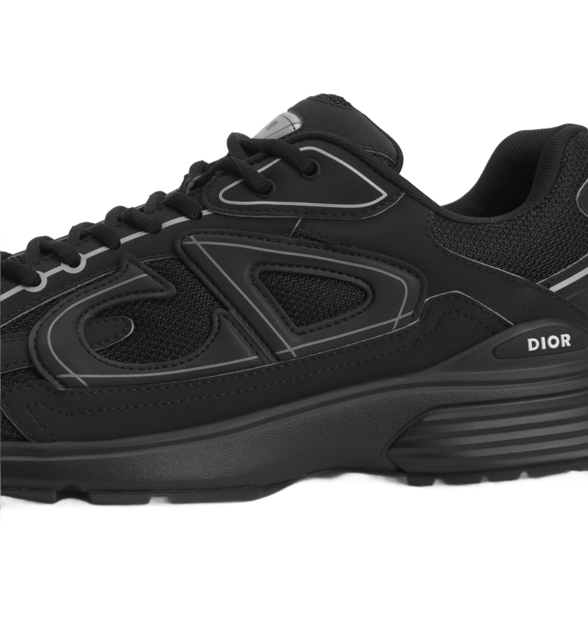B30 Countdown Sneaker Black Technical Mesh and Black Technical Fabric Dior