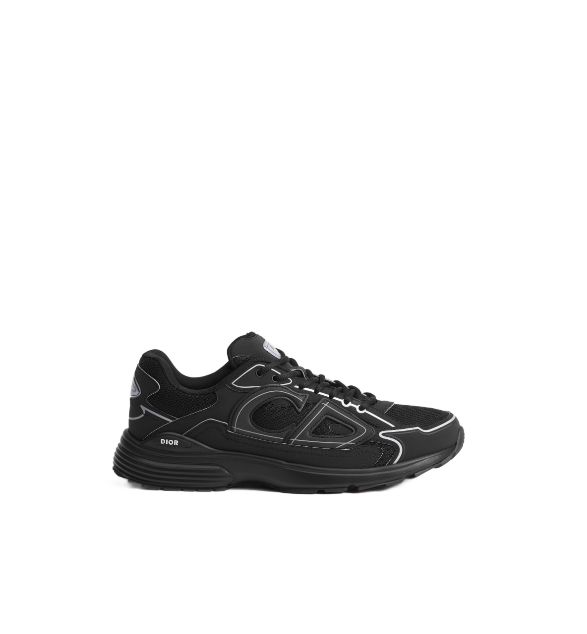 B30 Countdown Sneaker Black Technical Mesh and Black Technical Fabric Dior