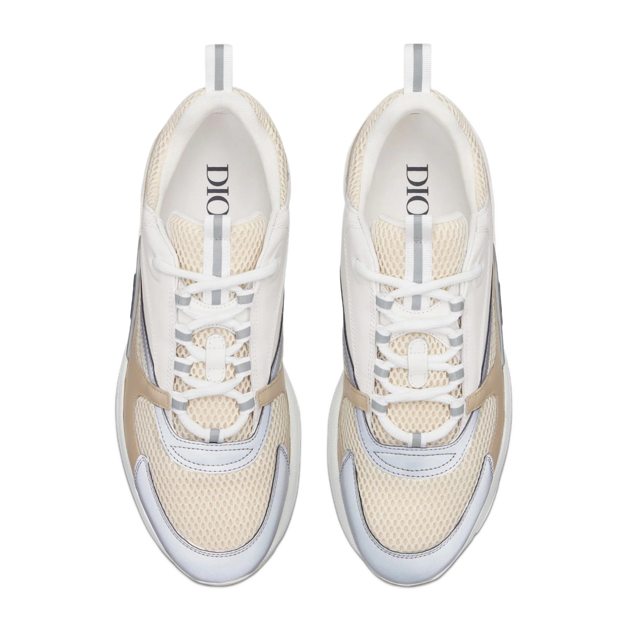 B22 Beige White Calfskin Trainer Dior